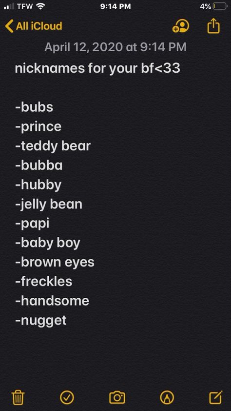 #coupleromantic #nicknames Nicknames For Your Significant Other, Cute Nicknames To Call Your Daughter, Cutie Nick Names For Boyfriend, Names For Your Brother In Your Phone, Corny Nicknames For Boyfriend, Cute Names For Guy Best Friend, Nickname For Boyfriend On Messenger, Names That Are Meant To Be Together, Pet Named For Boyfriend