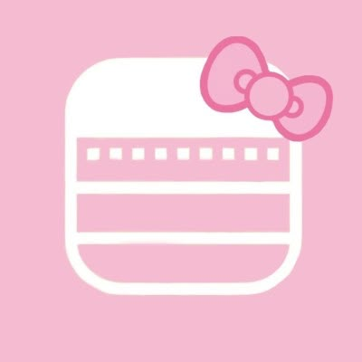 Hello Kitty Notes App Icon, Pink Be Real Icon, App Icon Sanrio, App Icon Notes, Hello Kitty Icons For Apps, Hello Kitty App Icon, Pink Hello Kitty Wallpaper Iphone, Notes Icon, Wallpers Pink