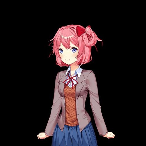 What is this Ddlc Sprites, Body Sheet, Monika Ddlc, Oki Doki, Video Game Memes, Cute Games, Doki Doki, Literature Club, World Of Books