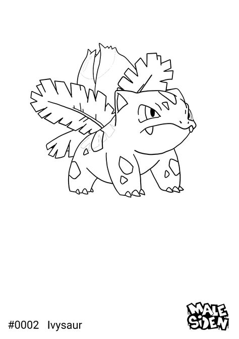 Ivysaur Drawing, Venusaur Pokemon, 151 Pokemon, Pokemon Coloring, Pokemon Drawings, Pokémon Art, Pictures To Draw, Tatting, Pokemon