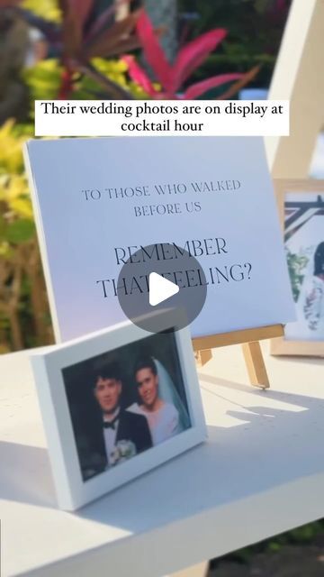 BRIDES on Instagram: "“To those who walked before us” might be our new favorite way to honor guests at your wedding. 🥹  Find more ways to prioritize your big-day attendees at the link in bio. 
📋: @glowplanner
💐: @sweetbellaproject
🎥+📍: @stonevillasuluwatu" Wedding Slideshow, Wedding 2025, October 19, Maybe One Day, Wedding Board, Wedding Things, Cocktail Hour, Happily Ever After, Future Wedding