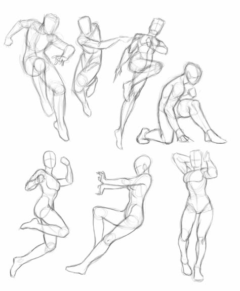 Heroic Poses Reference, Manga Practice, Body Reference Drawing, Figure Sketching, Gesture Drawing, 캐릭터 드로잉, Poses References, Figure Drawing Reference, Anime Drawings Tutorials