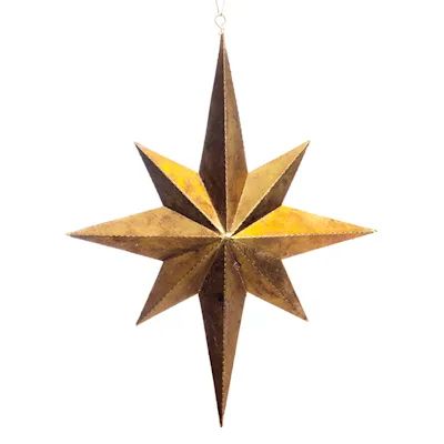 Christmas Ornaments | At Home Unique Ornaments, Unique Christmas Ornaments, Themed Christmas, Star Of Bethlehem, Magical Art, Metal Stars, Star Ornament, Christmas Stickers, Holiday Looks