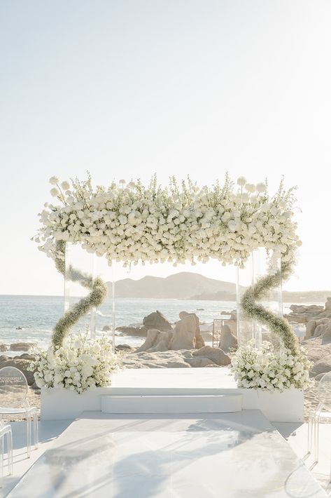 Ocean Front Wedding, Mexico All Inclusive, Destination Wedding Reception, Los Cabos Wedding, Destination Wedding Decor, Dream Beach Wedding, Ocean Wedding, Cabo Wedding, Destination Wedding Mexico