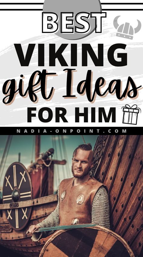 Gift Ideas for Men! Here you will find some of the best Viking gifts for men. All the coolest Viking related and Viking inspired gifts. Viking Father's Day Gifts | Viking gifts ideas. #viking #men #gifts Vikings Gift Basket, Viking Christmas Decorations, Gifts For Viking Men, Adjustable Viking Style Jewelry Gift, Viking Gifts For Him, Adjustable Viking Style Bracelet As Gift, Nickel Free Viking Necklaces As Gift, Viking Ideas, Viking Gifts