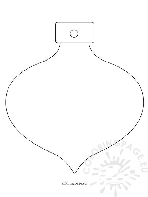 Christmas Tree Ornaments template Christmas Bauble Template Printable, Blank Christmas Ornament Template, Free Printable Christmas Tree Template, Free Christmas Ornament Patterns, Ornaments Template, Christmas Ornament Template, Large Christmas Ornaments, Clay Christmas Decorations, Bird Template