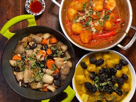 How to cook the perfect vegetable tagine | Felicity Cloake | Food | The Guardian Vegetable Tagine, Best Chicken Casserole, Moroccan Stew, Pine Nut Recipes, Tagine Recipes, Sauteed Spinach, Cooking With Olive Oil, Sweet Sauce, Chicken Casserole