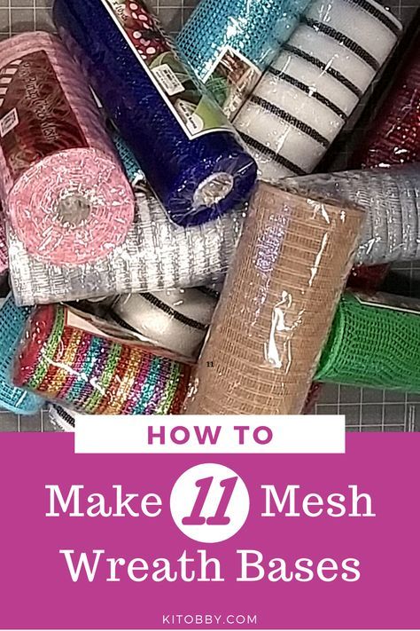 Curly Mesh Wreath Tutorial, Different Types Of Deco Mesh Wreaths, Making A Deco Mesh Wreath, Making Door Wreaths, Deco Mesh Wreaths Tutorials Spring, Different Mesh Wreath Techniques, Diy Wreath With Mesh, Different Wreath Methods, Wreaths For Beginners