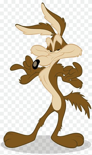 Wiley Coyote And Road Runner Tattoo, Coyote Cartoon Drawing, Road Runner Tattoo Looney Tunes, Road Runner And Wile E Coyote Tattoo, Coyote Character, Wild Coyote Cartoon, Epi Y Blas, Wild E Coyote Looney Tunes, Roadrunner Art