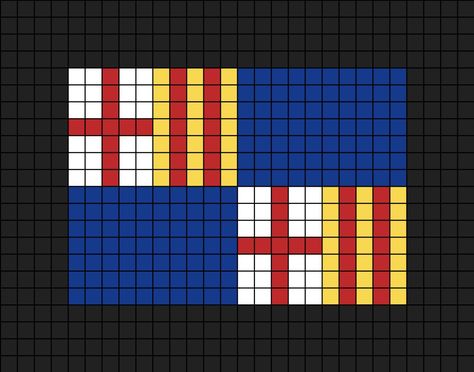 A pixel art template of the Puerto Rican region flag of Barceloneta (20 wide, 14 tall). Flags Pixel Art, Hama Beads Pattern, Puerto Rico Flag, Beads Pattern, Pixel Art Pattern, Hama Beads, Puerto Rico, Pixel Art, Flag