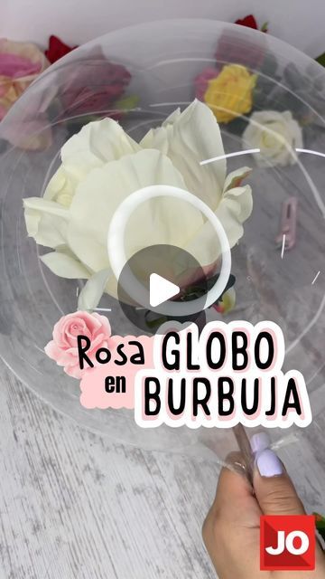 distribuciones jo on Instagram: "Tutorial de como poner una rosa dentro de un globo burbuja!🫧 🌹 Todos los productos disponibles en nuestro catálogo❤️ . . . #tutorial #globoburbuja #globoburbujapersonalizado #globoburbujayrosas #rosas #rosasartificiales #ventas #ventasonline #ventasalmayor #mayoristas #distrijo #envíosnacionales" Bobo Balloon Flower, Rose Inside Balloon, Instagram Tutorial, Balloons, Birthday, On Instagram, Instagram