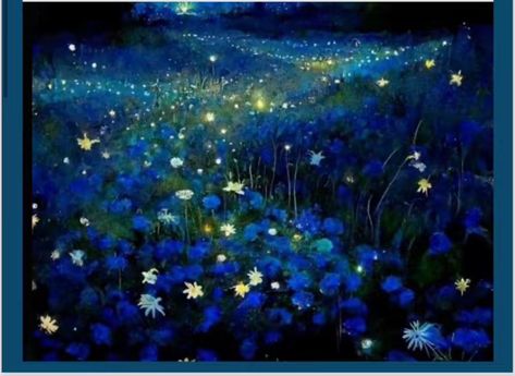 Ghibli Night, Starry Aesthetic, Calming Scenery, Are You Okay, Dessin Adorable, Ethereal Art, Dreamy Art, Aesthetic Images, Nature Aesthetic