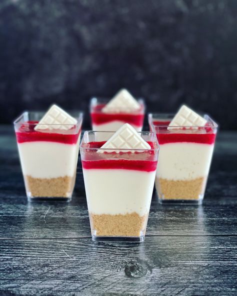 Raspberry Cheesecake Shooters, Cheesecake Shooters, Cheesecake Filling, Raspberry Cheesecake, Creamy Cheesecake, Exciting News, My Website, Order Online, Sweet Treats