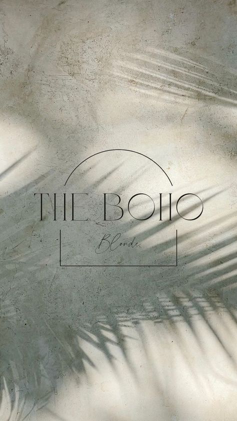 boho feminine minimalist logotype beauty salon logo branding design logoreveal #logomania #logofashion🌷 Logo Design Inspiration Aesthetic, Boho Hair Salon Logo, Minimal Logo Design Creative, Boho Logos Ideas, Mood Logo Ideas, Luxury Wellness Branding, Luxury Fonts Branding, Spa Mood Board, Salon Branding Ideas