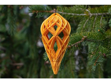 Teardrop Ornaments, 3d Printing Projects, 3d Printing Service, 3d Christmas, Tear Drop, Macrame Plant Hanger, In 3d, Plant Hanger, 3d Printer