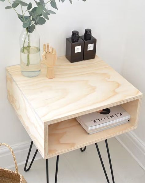 The Pinterest "100 Report" of the Top Trends for 2017 - PureWow Diy Mid Century Modern, Koti Diy, Diy Mid Century, Mid Century Modern Nightstand, Diy Nightstand, Dekor Diy, Modern Nightstand, Boho Interior, Modern Diy