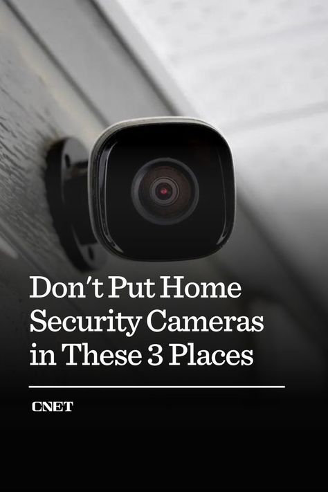 You really shouldn't put your home security cameras in these locations. Security Camera Installation, Home Security Tips, Home Security Camera, Security Cam, Internet Safety, Smart Home Security, Home Camera, Security Cameras, Security Cameras For Home