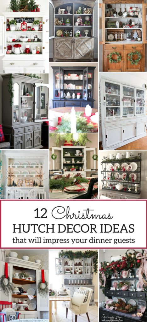 Christmas Hutch Decorating Ideas, Hutch Decorating Ideas Display, How To Decorate A Hutch, Christmas Hutch Decor, Hutch Decorating Ideas, Christmas Hutch, China Cabinet Decor, China Hutch Decor, Hutch Display