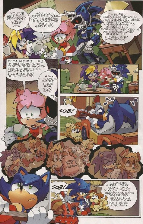 Sonic The Hedgehog Archie Comics, Sonic Universe Archie Comics, Archie Sonic Comics, Werewolf Sonic, Sonic Archie Comics, Sonic Family, Sonic Friends, Archie Sonic, Sonic Comic