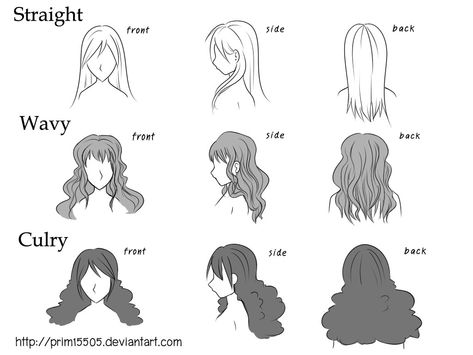 The difference hair by daFlique Anime Hairstyles Side Profile, How To Draw Hair Back View, Female Hair Drawing Reference Side View, Anime Hairstyles Side View, Long Hair Drawing Side View, How To Draw Hair On A Side Profile, Hair Sketch Back View, Side View Hairstyles Drawing, Side Profile Long Hair Drawing