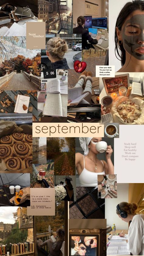 can’t wait for autumn 🍂 ☕️🥨🍄‍🟫 #autumn #september #october #cozy #aesthetic #wallpaper September Vibes Wallpaper, September Aesthetic Month, September Aesthetic Wallpaper, Cozy Aesthetic Wallpaper, Monthly Aesthetic, Christmas Captions For Instagram, Month Wallpaper, September Aesthetic, Monthly Wallpapers