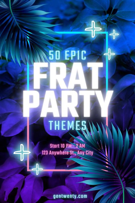 Give me #29 any day! So many other gems here too. Which party themes catch your eye? Freshman Orientation Themes, Frat Party Themes, Freshman Orientation, Theme Party Ideas, Party Theme Ideas, Frat Parties, Epic Party, College Parties, Money Advice