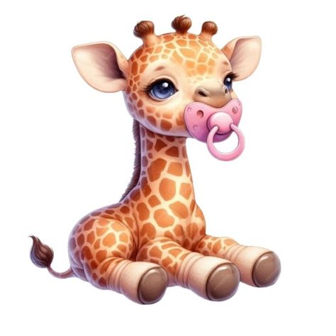 Cute baby zoo animal with pacifier in watercolor 3d realistic | Premium AI-generated PSD Wall Art Kindergarten, Giraffe Clipart, Art Kindergarten, Baby Zoo Animals, Orishas Yoruba, Baby Zoo, Party Png, Clipart Baby, Zoo Babies