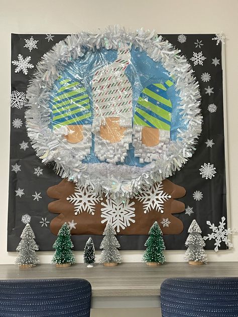 Winter Forest Bulletin Boards, Gnome Bulletin Board, Singing Snowman Bulletin Board, Snowmen At Night Bulletin Board, Waddling Into Winter Bulletin Board, There’s Snow Place Like Bulletin Board, Winter Snowglobe, Great Wave, Bulletin Boards