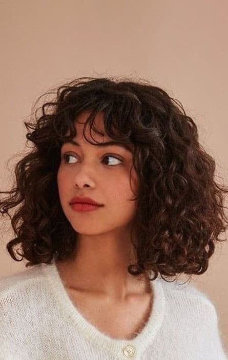 Curly Hair Trends, Natural Curly Hair Cuts, Curly Hair Photos, Cool Short Hairstyles, Short Curly Haircuts, Haircuts For Curly Hair, Curly Hair Inspiration, Dirty Dancing, Short Hair With Bangs