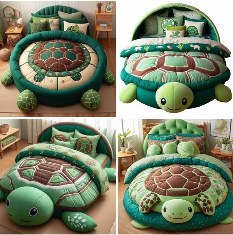 Bed Humor, Unusual Beds, Whimsical Furniture, Cute Small Animals, Turtle Love, Luxury House Plans, Cute Bedroom Decor, Room Makeover Bedroom, Cool Beds