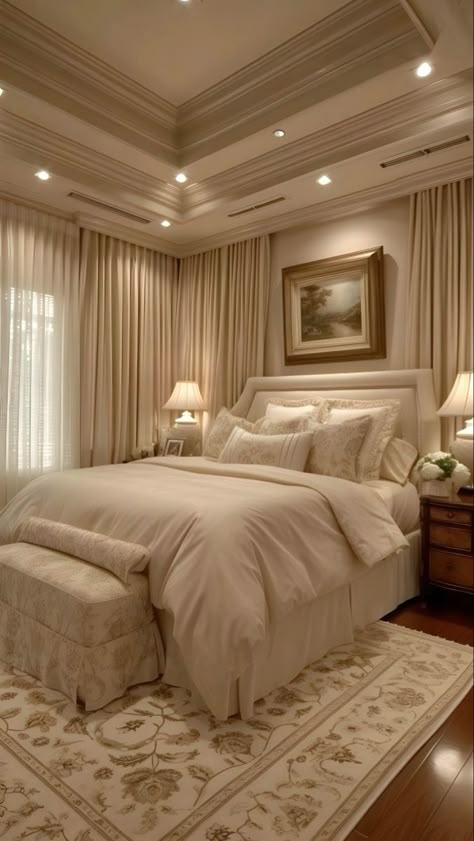 Luxury Small Bedroom, Big Bedrooms, Luxury Bedrooms, Luxury Room Bedroom, Classy Bedroom, Modern Luxury Bedroom, Multipurpose Furniture, Luxury Rooms, Luxury Bedroom