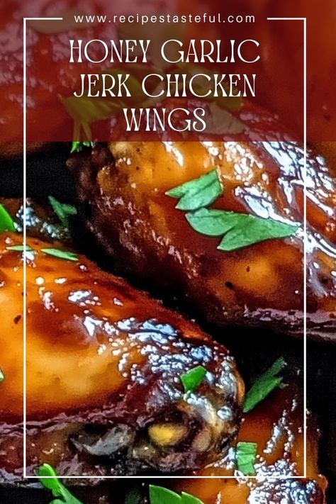 These Honey Garlic Jerk Chicken Wings are a flavorful and healthy take on a classic favorite. Air-fried to crispy perfection and coated in a sweet, spicy sauce, they make the perfect appetizer or main dish. Plus, they’re gluten-free! Honey Jerk Chicken, Gluten Free Fried Chicken, Sweet Spicy Sauce, Jerk Chicken Wings, Honey Garlic Chicken Wings, Jerk Chicken Recipe, Celiac Recipes, Chicken Wing Sauces, Jamaican Dishes