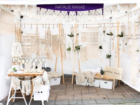 Macrame Craft Booth, Macrame Display, Craft Fair Booth, Market Stall Display, Farmers Market Booth, Vendor Booth Display, Craft Fair Booth Display, Stall Display, Stand Feria