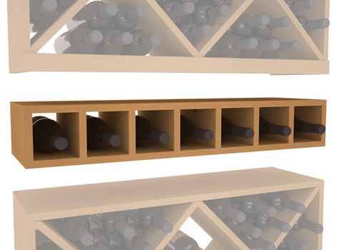 Contemporary wine racks