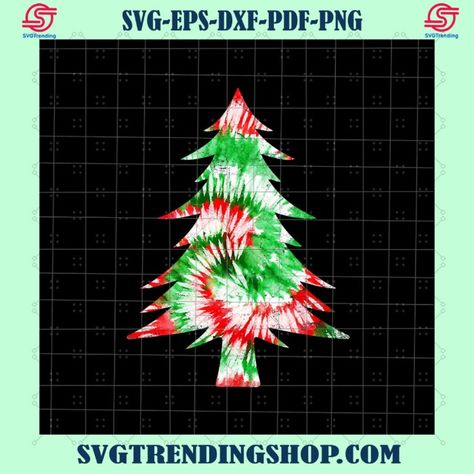 Christmas Tie Dye, Horror Svg, Christmas Tree Png, Christmas Ties, Tree Png, Trending Svg, Png Christmas, Halloween Svg, Tie Dye