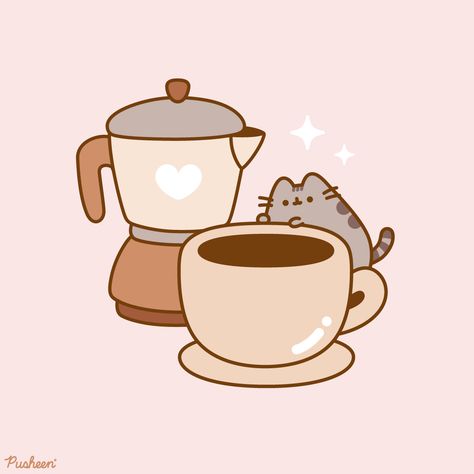 Pusheen | Coffee date? (please say yes!) ☕ | Instagram Pusheen Cafe, Pusheen Merchandise, Cutest Cats Ever, Pusheen The Cat, Pusheen Cute, Pusheen Cat, Cozy Cafe, Official Account, Coffee Date