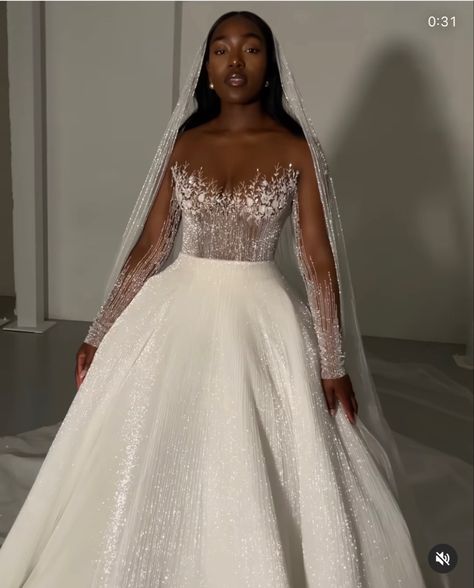 Wedding Dress Black Women Princess, Extravagant Wedding Dresses Black Women, Wedding Dress With Sleeves Black Women, Ball Gown Wedding Dress Black Women, Elegant Wedding Dress Ballgown Fairytale, Simple Wedding Dress Black Women, Dream Wedding Dresses Black Women, Wedding Dresses Extravagant, Extravagant Wedding Dresses