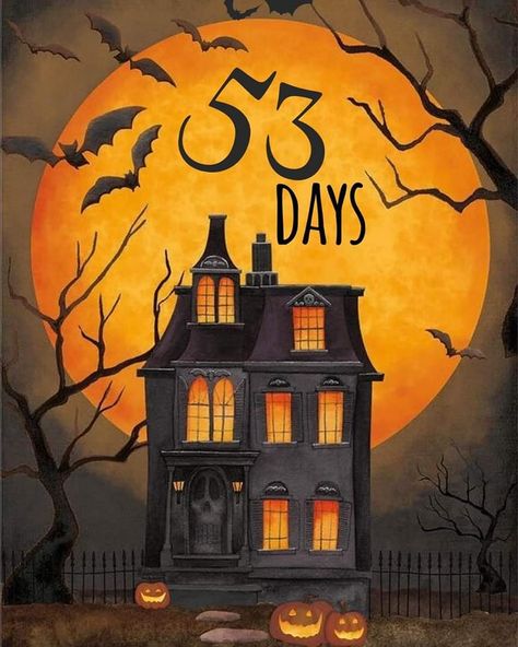 53 days till Halloween!!!🎃🦇🎃🦇🎃🦇🎃 Days Till Halloween, Days Until Halloween, Halloween Art, Halloween, Art