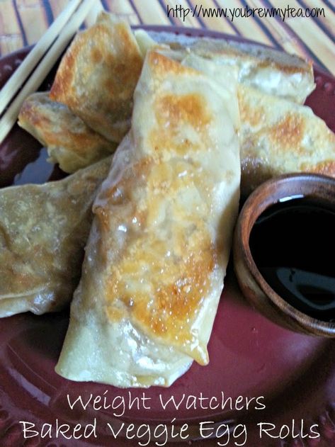 Veggie Egg Rolls, Weight Watcher Dinners, Points Plus, Chinese Food Recipes, Healthy Dinner Ideas, Weight Watcher Recipes, Egg Roll, My Tea, Smart Points