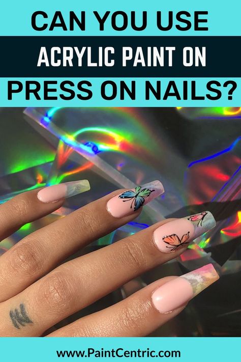 Indeed, you can utilize acrylic paint on different sorts of phony nails, remembering press-for and acrylic nails. Gel Polish On Acrylic Nails, Acrylic Paint On Nails, Acrylic Paint Nail Art, Paint Nails, Fingernail Polish, Acrylic Craft Paint, Painted Nail Art, Nail Paint, Acrylic Paints