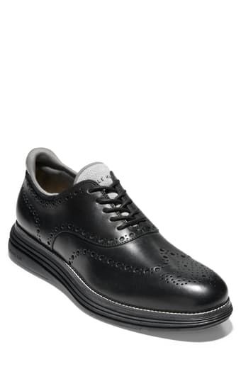 Cole Haan ZeroGrand Stitch-lite Wingtip Oxford (Men) | Nordstrom Gentleman Shoes, Cole Haan Zerogrand, Wingtip Oxford, Only Shoes, Comfy Shoes, Mens Oxfords, Shoes Men, Blue Leather, Cole Haan