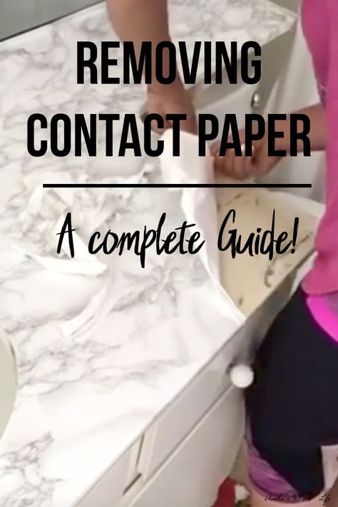 How to remove contact paper? All questions answered - What is the best way to remove contact paper, how to remove contact paper form wood. #AnikasDIYLife #contactpaper #diy Removing Contact Paper, Contact Paper Cabinets, How To Remove Adhesive, Contact Paper Countertop, Best Kitchen Storage, Window Cleaning Tips, Kitchen Storage Ideas, Glass Cooktop, Deep Cleaning Tips