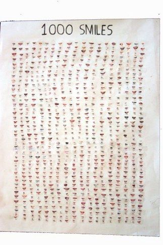 '1000 Smiles' (2003)    Simon Evans    Mixed Media on Paper Simon Evans, Weird Photography, Scotch Tape, Art Plastique, Artsy Fartsy, Artist Art, Creative Inspiration, Art Works, Collage Art