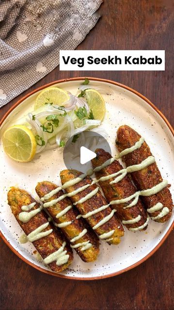 Veg Kabab Recipes, Veg Seekh Kabab, Veg Kabab Recipe, Veg Starter Recipes, Healthy Recipes Vegetarian, Seekh Kabab, Healthy Vegetarian Snacks, Recipes Veg, Chopped Veggies