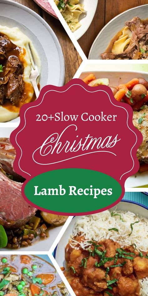 20 Slow Cooker Christmas Lamb Recipes Slow Cooker Lamb Loin Chops, Lamb Stifado, Crock Pot Lamb, Lamb Recipes Crockpot, Lamb Slow Cooker Recipes, Lamb Loin Chop Recipes, Easy Lamb Recipes, Slow Cooker Christmas, Lamb Tagine