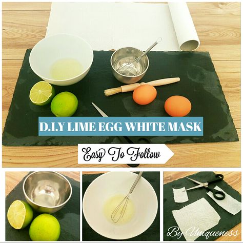 Lime Eggs, Mask For Blackheads, Egg White Mask, Egg White Face Mask, For Blackheads, Face Mask For Blackheads, Blackhead Mask, White Face Mask, White Mask