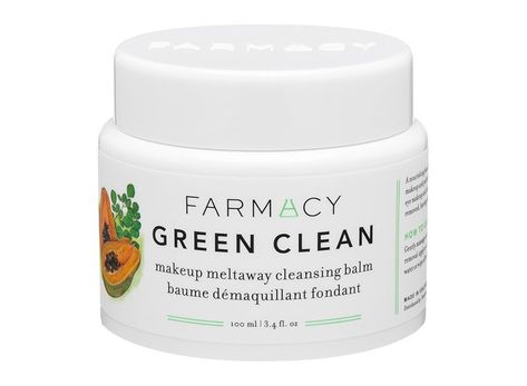 Farmacy Green Clean, Best Cleansing Balm, Farmacy Skincare, Double Cleanser, Makeup Remover Balm, Melted Makeup, Waterproof Makeup Remover, Natural Makeup Remover, Oil Makeup Remover