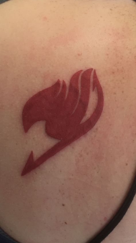 Anime Fairy Tail Tattoo, Fairytale Tattoo Ideas Anime, Fairy Tail Inspired Tattoo, Fairytail Tattoo Anime, Fairy Tail Logo Tattoo, Tattoo Ideas Fairy Tail, Fairy Tale Anime Tattoo, Fairytale Anime Tattoo Ideas, Fairy Tail Emblem Tattoo