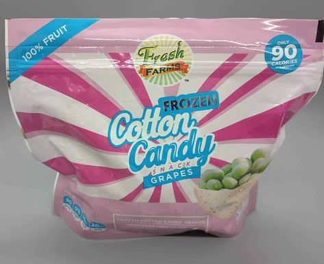 Fresh Farms Frozen Cotton Candy Snack Grapes Frozen Cotton Candy Grapes, Frozen Cotton Candy, Candy Popsicles, Candy Grapes, Bath Salt Gift Set, Cotton Candy Grapes, Bath Salts Gift, Aldi Finds, Frozen Grapes