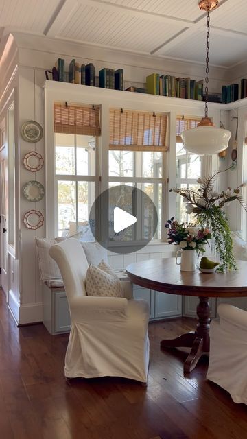 Shelf Over Window Living Room, Shelf Across Window, Over The Window Shelf, Over Window Shelf, Shelves Above Windows, Window Ledge Ideas, Shelf Over Window, Shelf Above Window, Cottage Makeover